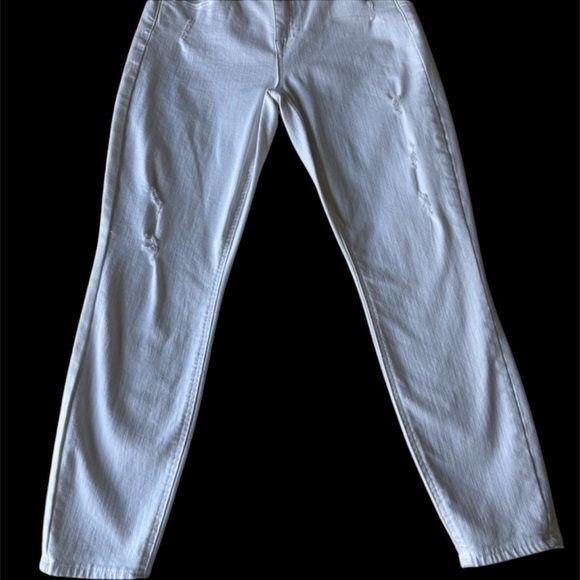 Pistola Jennifer Skinny Distressed white summer/spring mid rise Jean-size 29 - Picture 1 of 12